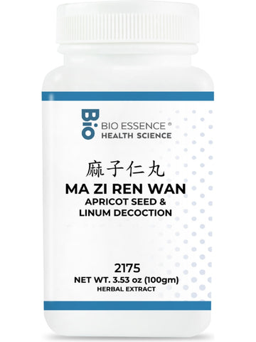 Bio Essence Health Science, Ma Zi Ren Wan, Apricot Seed & Linum Decoction, Granules, 100 grams