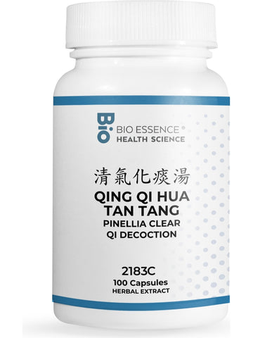 Bio Essence Health Science, Qing Qi Hua Tan Tang, Pinellia Clear Qi Decoction, 100 Capsules