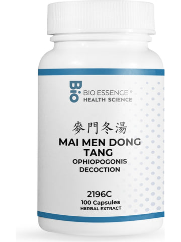 Bio Essence Health Science, Mai Men Dong Tang, Ophiopogonis Decoction, 100 Capsules