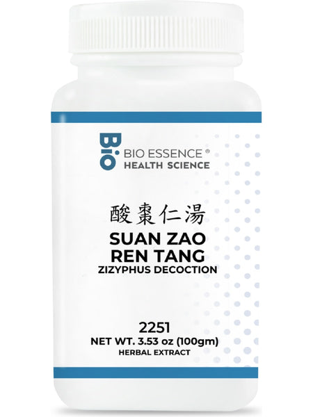 Bio Essence Health Science, Suan Zao Ren Tang, Zizyphus Decoction, Granules, 100 grams