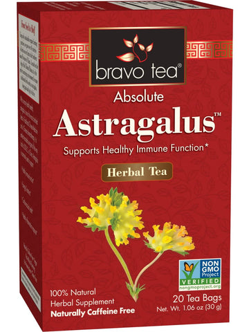** 12 PACK ** Bravo Tea, Astragalus, 20 Tea Bags