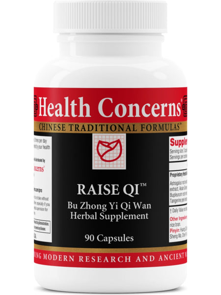 Raise Qi, 90 ct, Health Concerns