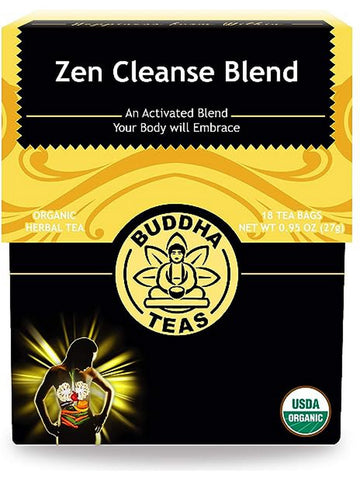 ** 12 PACK ** Buddha Teas, Zen Cleanse Blend, 18 Tea Bags