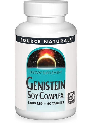 Source Naturals, Genistein Soy Complex 1000 mg, 60 tablets