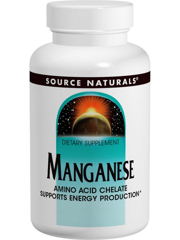 Source Naturals, Manganese Chelate, 10mg, 100 ct