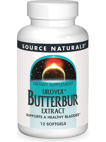 Source Naturals, Urovex® Butterbur Extract, 12 softgels