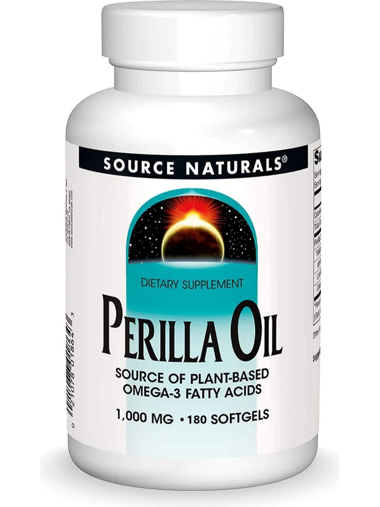 Source Naturals, Perilla Oil, 1000mg, 180 softgels
