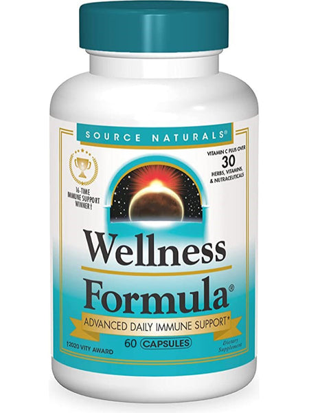 Source Naturals, Wellness Formula (CA), 60 ct