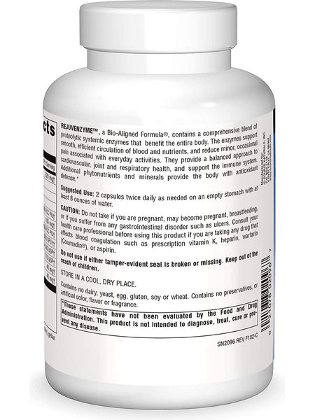 Source Naturals, RejuvenZyme™ 486 mg, 500 capsules