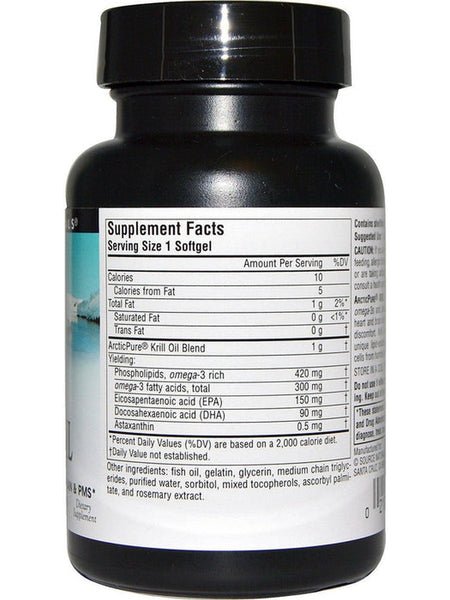 Source Naturals, Arctic Pure® Krill Oil 1000 mg, 30 softgels