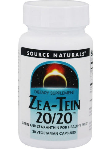 Source Naturals, Zea-Tein 20/20™, 30 vegetarian capsules