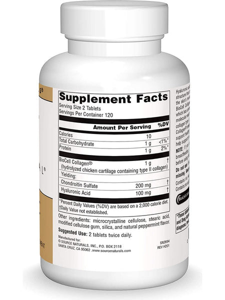 Source Naturals, Skin Eternal® Hyaluronic Acid 50 mg, 240 tablets