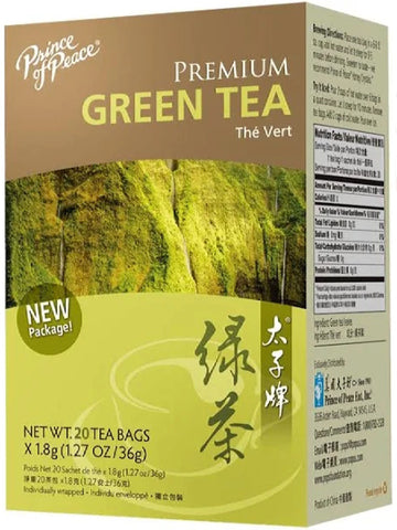 Premium Green Tea, 20 teabags, Prince of Peace