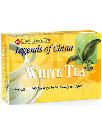 ** 12 PACK ** Uncle Lee's Tea, Legends of China White Tea, 100 Tea Bags