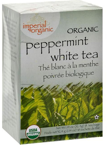 ** 12 PACK ** Uncle Lee's Tea, Organic Peppermint White Tea, 18 Tea Bags