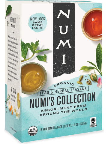 ** 12 PACK ** Numi, Numi's Collection, 16 Non-GMO Tea Bags