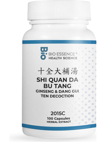 Bio Essence Health Science, Shi Quan Da Bu Tang, Ginseng & Dong Gui Ten Decoction, 100 Capsules