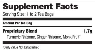 Bravo Tea, Absolute Turmeric, 20 Tea Bags