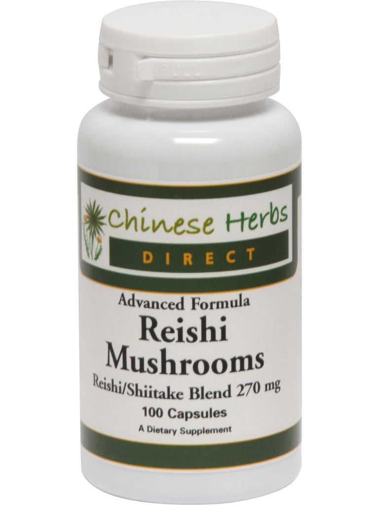 Advanced Formula Reishi Mushrooms, 100 ct, Chinese Herbs Direct