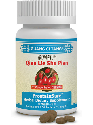 Qian Lie Shu Pian, ProstateSure, 200 mg, 200 ct, Guang Ci Tang