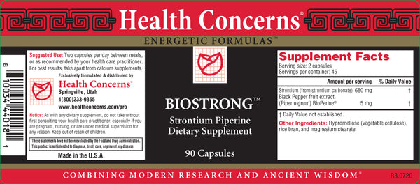 Health Concerns, BioStrong, 90 ct