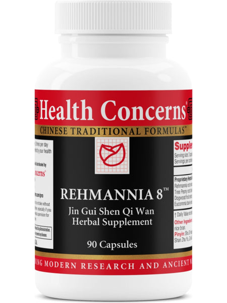 Rehmannia 8, 90 ct, Health Concerns