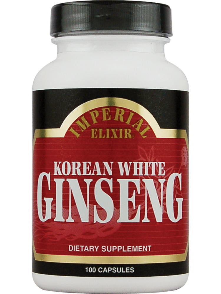 Korean White Ginseng, 100 cap, Imperial Elixir