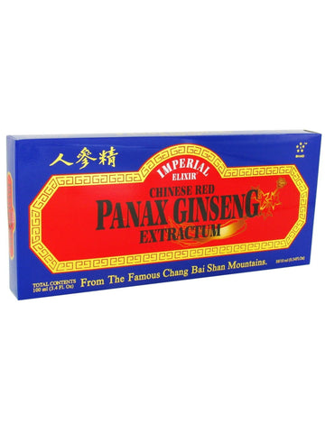 Chinese Red Panax Ginseng Extractum, 10 vials, Imperial Elixir