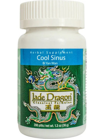 Jade Dragon, Cool Sinus, Bi Yan Wan, 200 pills