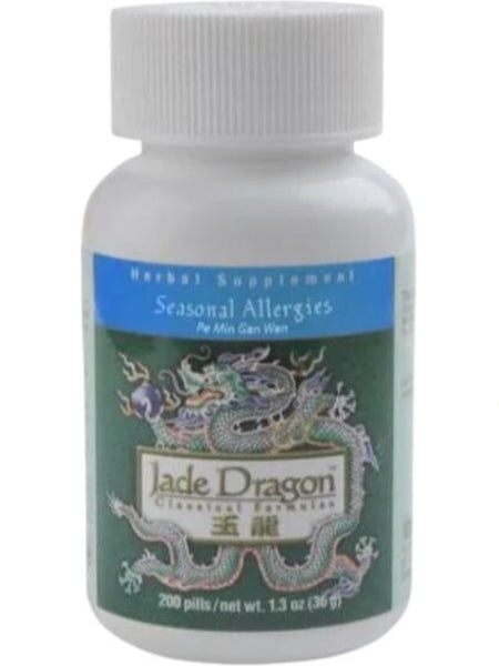 Jade Dragon, Seasonal Allergies, Pe Min Gan Wan, 200 pills