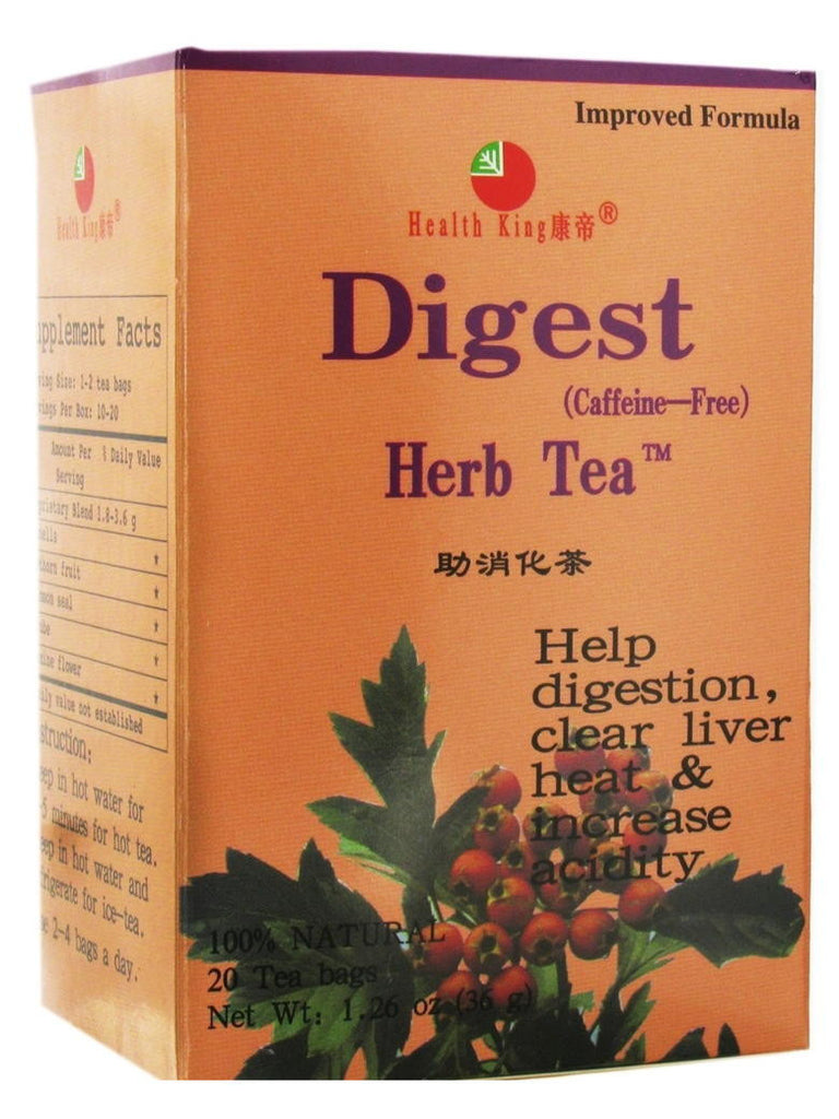 Digest Tea, 20 tea bags, Health King