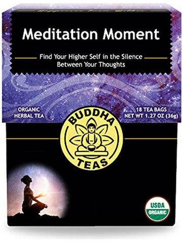 ** 12 PACK ** Buddha Teas, Meditation Moment, 18 Tea Bags