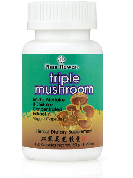 Triple Mushroom, 100 ct, Plum Flower