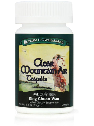 Clear Mountain Air Formula, Ding Chuan Wan, 200 ct, Plum Flower