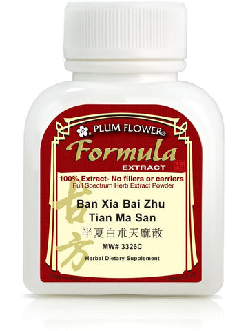 Ban Xia Bai Zhu Tian Ma San, 100 grams extract powder, Plum Flower