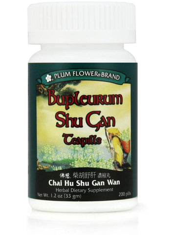 Bupleurum Shu Gan Formula, Chai Hu Shu Gan Wan, 200 ct, Plum Flower