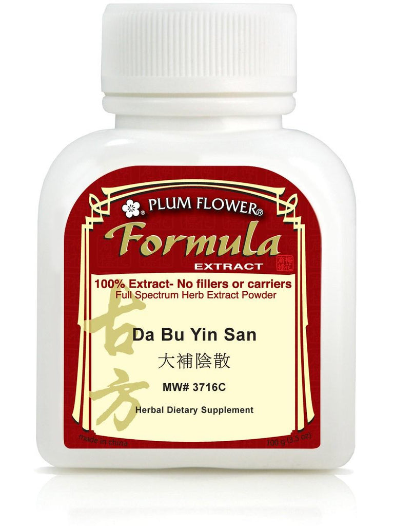 Da Bu Yin San, 100 grams extract powder, Plum Flower