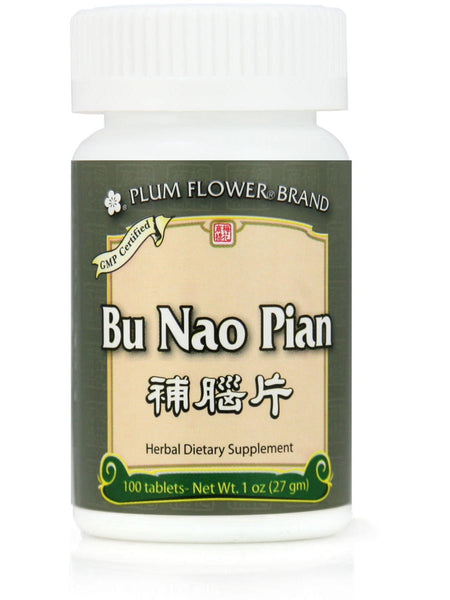 Bu Nao Pian, 100 ct, Plum Flower