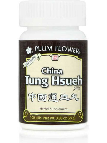 Tung Hsueh, Zhong Guo Tong Xue Pian, 100 ct, Plum Flower