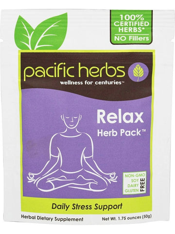Pacific Herbs, Relax Herb Pack, 1.75 ounces