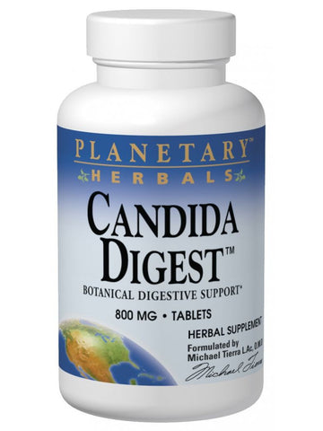 Planetary Herbals, Candida Digest, 180 ct