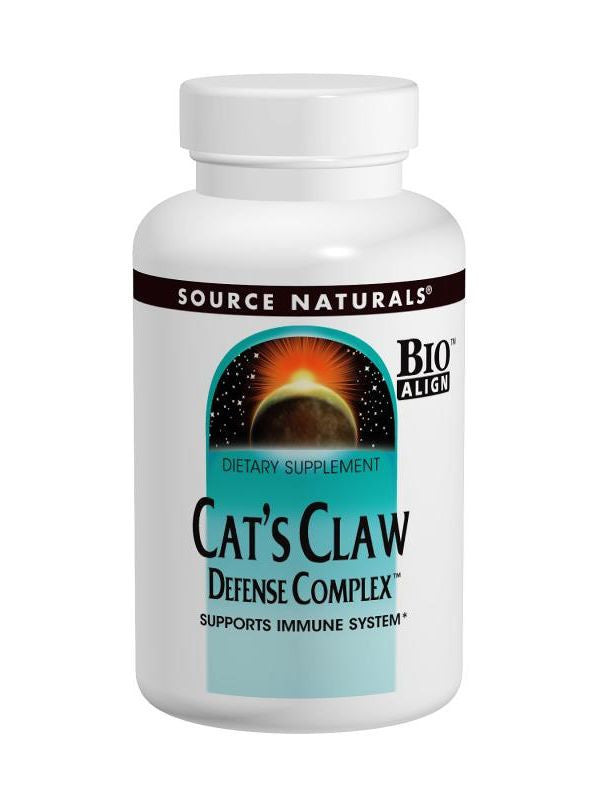 Cat's Claw Defense Complex Bio-Aligned, 60 ct, Source Naturals