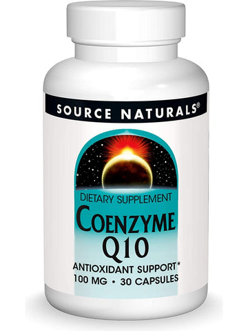 Source Naturals, Coenzyme Q10 100 mg, 30 capsules