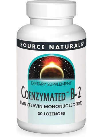 Source Naturals, Coenzymated™ B-2 FMN (Flavin Mononucleotide) 25 mg, Peppermint, 30 lozenges