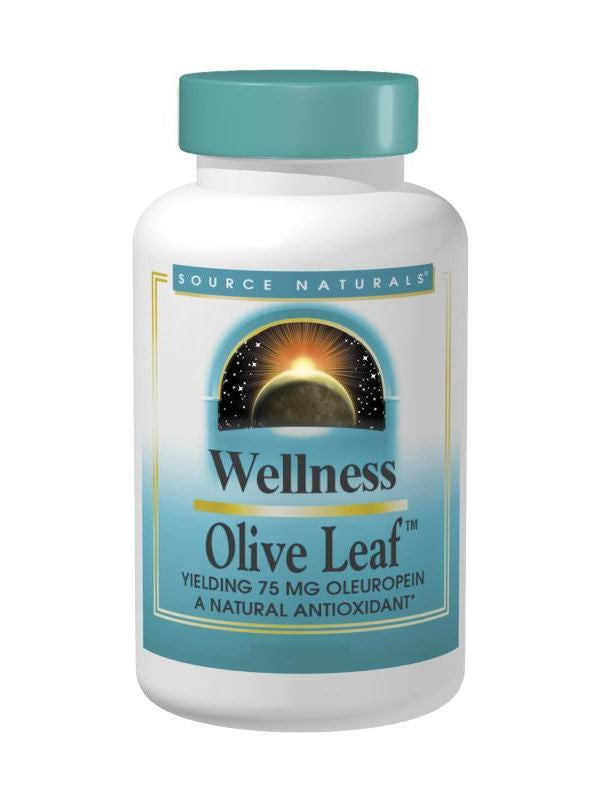 Source Naturals, Wellness Olive Leaf Extract, 500mg, 120 ct
