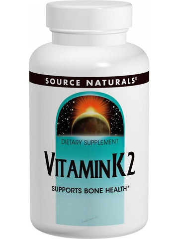 Source Naturals, Vitamin K2 100mcg w/400 IU D-3, 30 ct