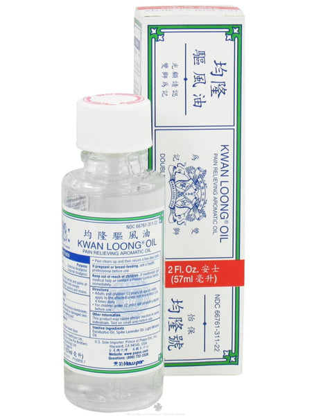 Composition KWAN LOONG Medicated oil - Pain relieving aromatic oil -  UFC-Que Choisir