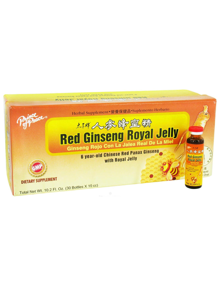 Red Ginseng Royal Jelly, 30 vials, Prince of Peace