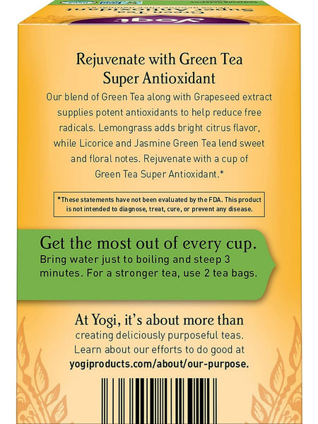 Yogi, Green Tea Super Antioxidant, 16 Tea Bags