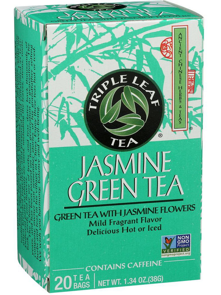 Jasmine Green Tea, 20 tea bags, Triple Leaf Tea